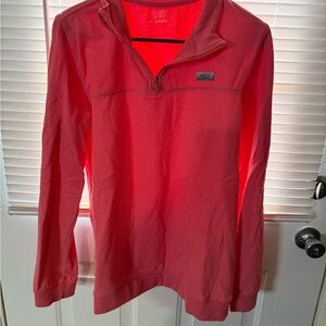 Pink Quarter-Zip Pullover